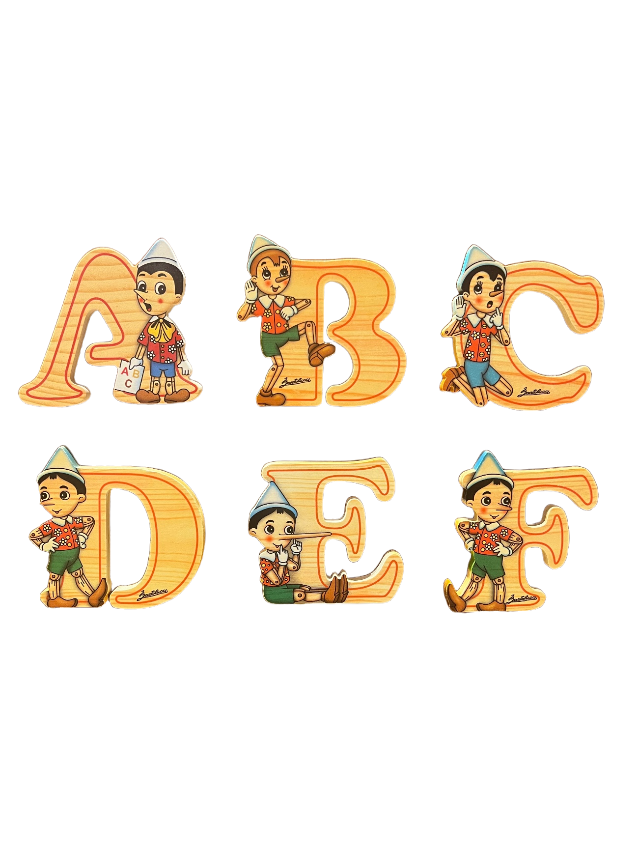 Pinocchio Lettering Pinocchio Letters - احرف بينوكيو – Pinocchio World