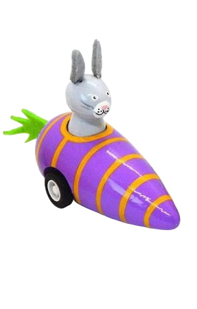 Pull Back Rabbit (Gray) - سحب الأرنب (رمادي) – Pinocchio World